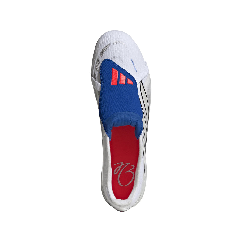 adidas Predator Pro Fold Over Tongue FG Firm Ground Mens Soccer Cleats White Zero Metallic Blue