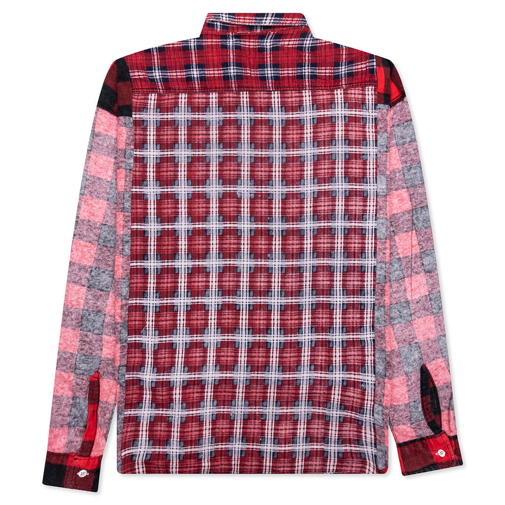 Ribbon Wide IO Flannel Shirt Assorted