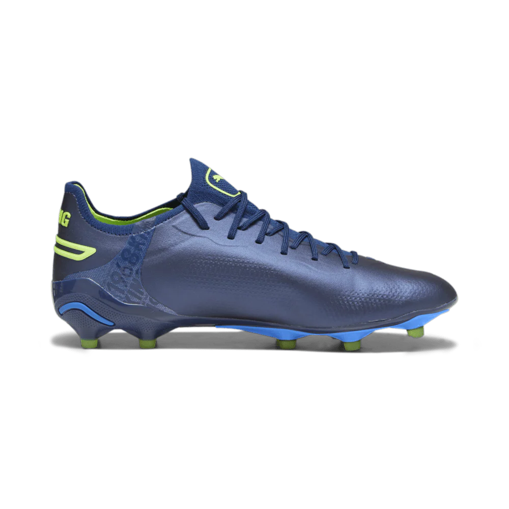 PUMA King Ultimate FG AG Multi Ground Soccer Cleats Blue Green