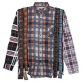 Flannel Shirt 7 Cuts Zipped Wide Shirt Assorted