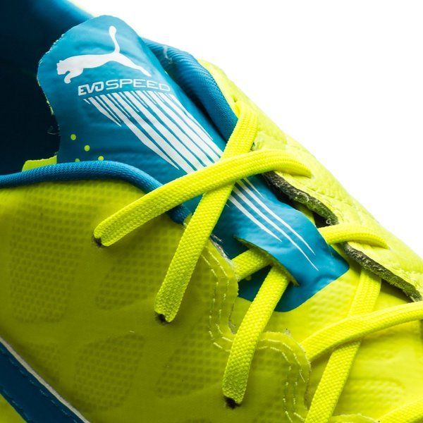 PUMA Evospeed 14 Lth FG Firm Ground Soccer Cleats Safety Yellow