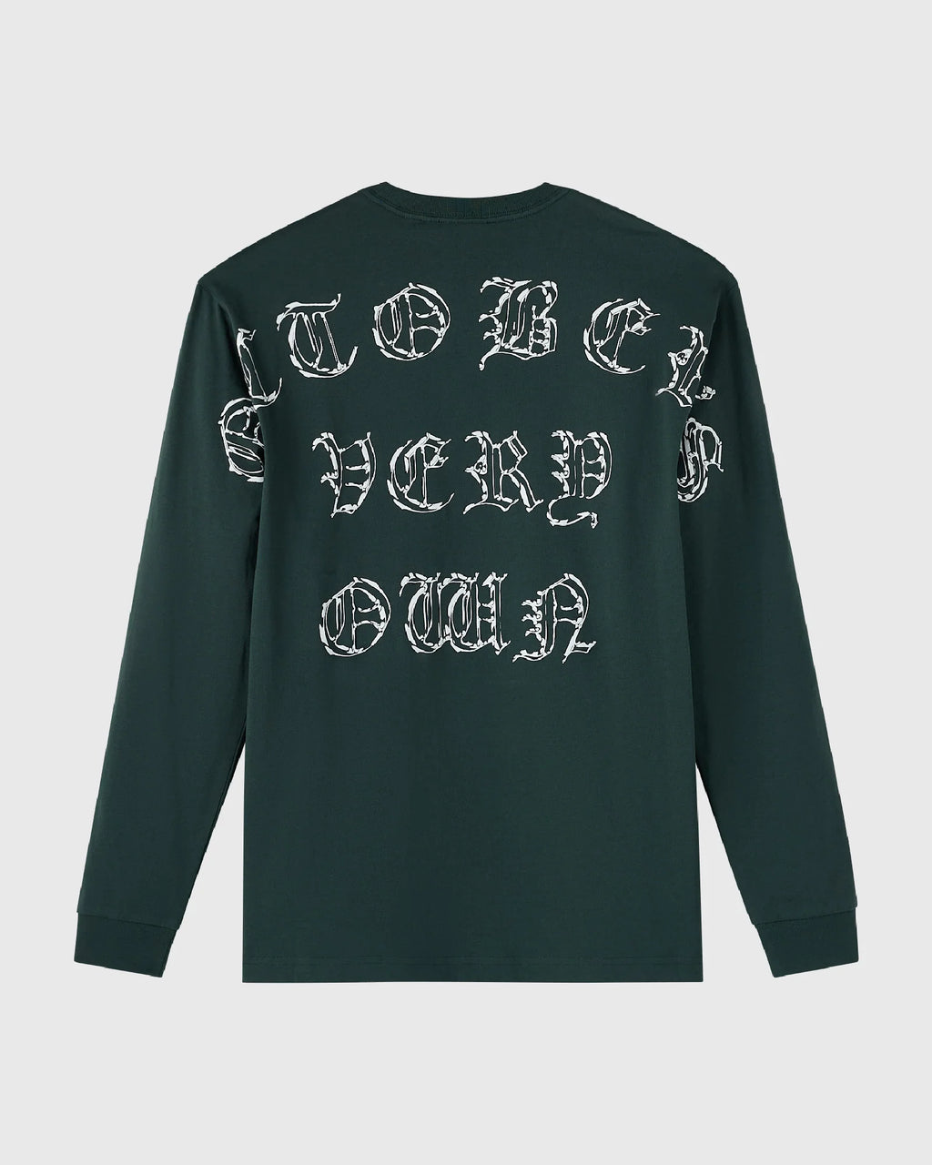 6 God Long Sleeve Tee Midnight Green
