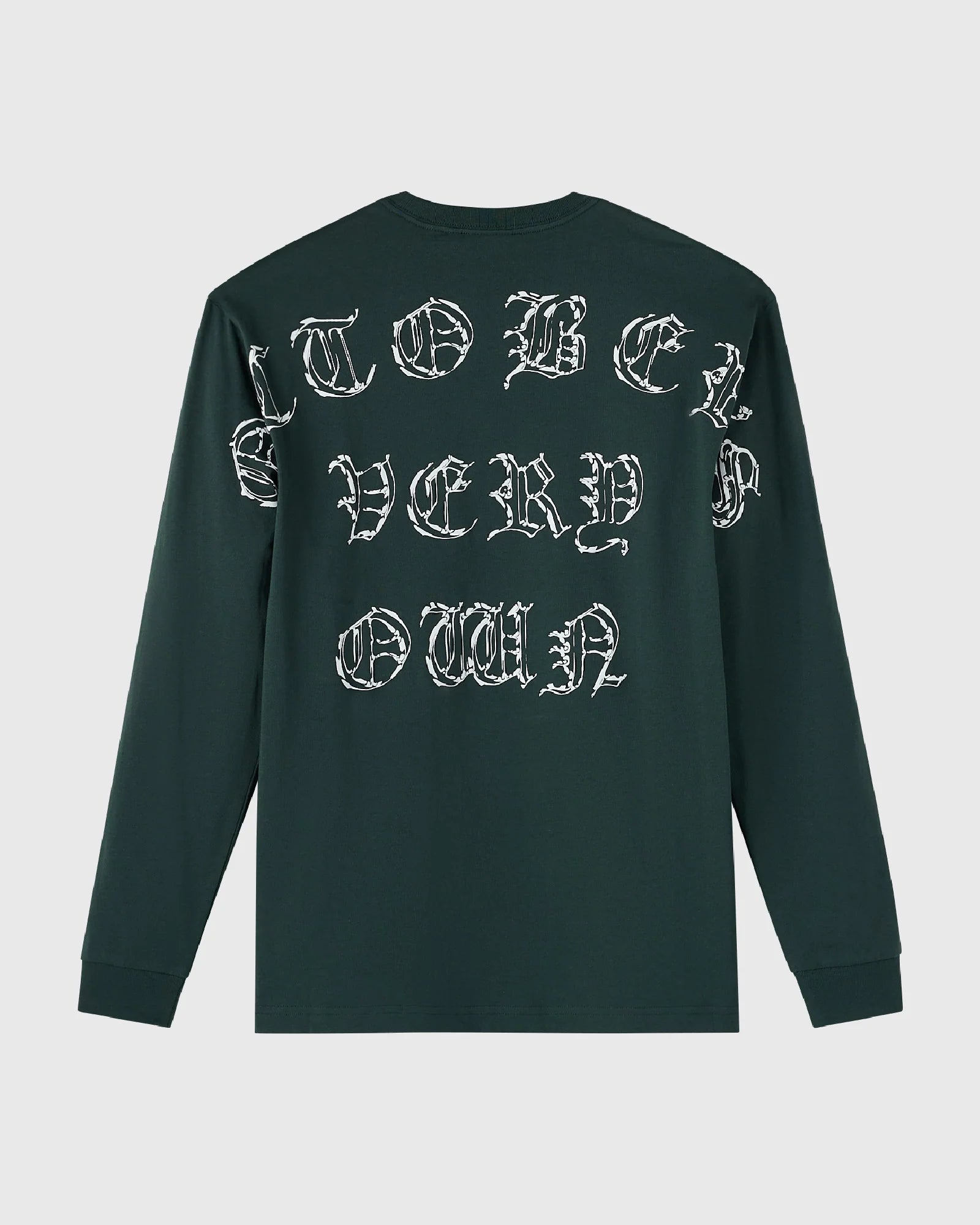 6 God Long Sleeve Tee Midnight Green