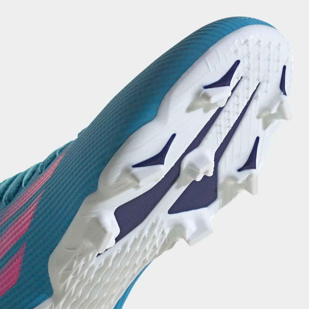 adidas Kids X Speedflow 3 FG J Firm Ground Boots Sky Rush Pink