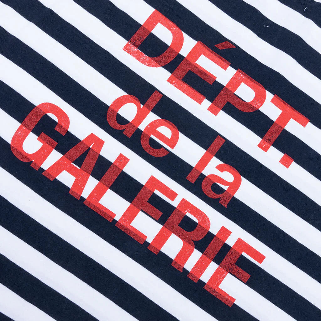 French Tee Navy White Stripe