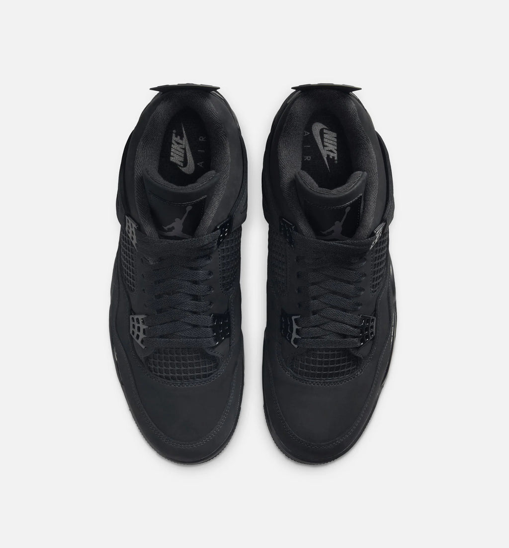 Air Jordan 4 Retro Black Cat Mens Lifestyle Shoe Black Black Light Graphite Limit One Per Customer