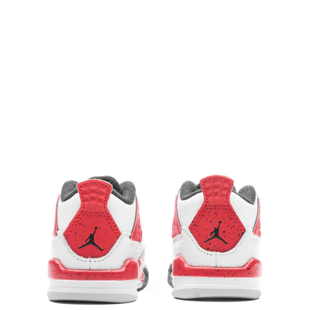 Air Jordan 4 Retro TD Red Cement White Fire Red Black