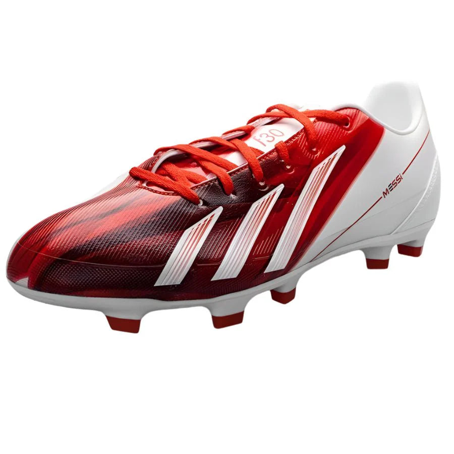 adidas F30 TRX Messi FG Firm Ground Soccer Cleats Red White