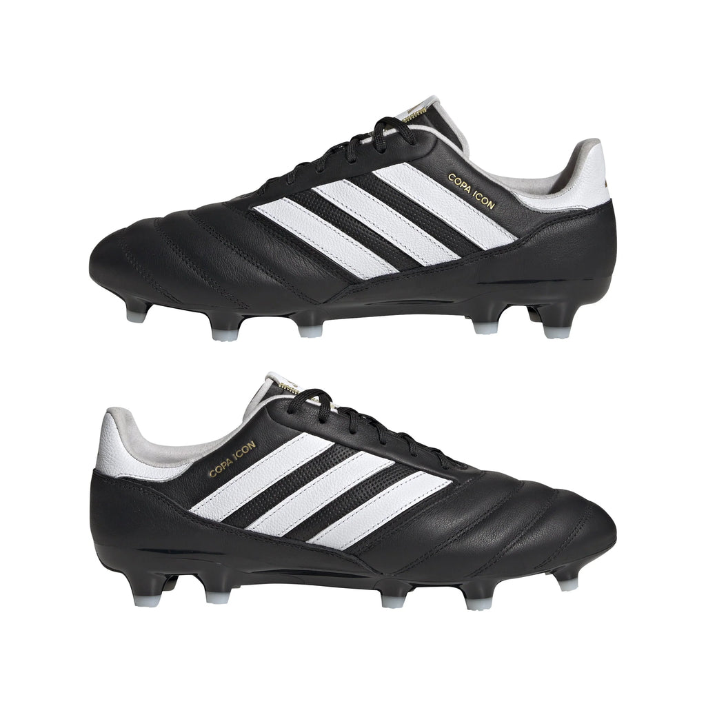 adidas Copa Icon FG Firm Ground Soccer Cleats Black White Gold Metallic