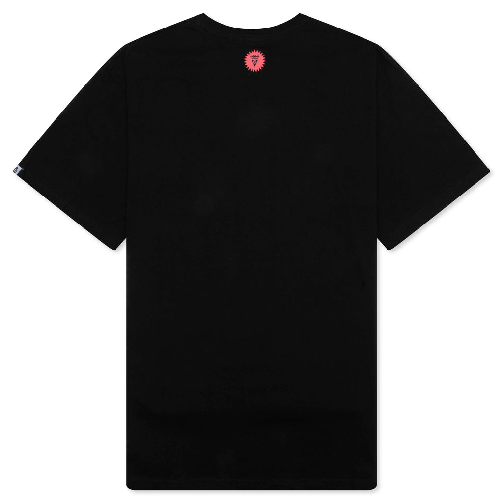 Checker S S Tee Black