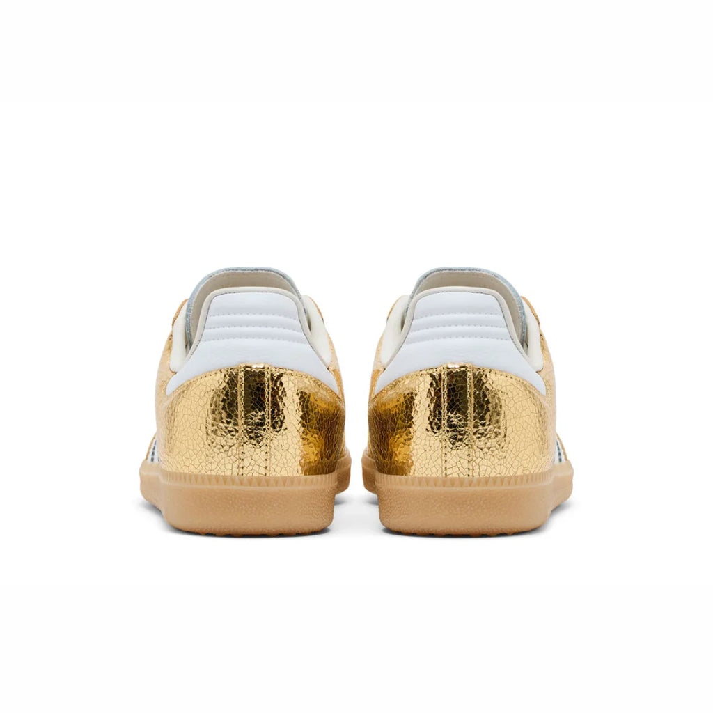 Samba OG Gold Metallic Cracked Leather