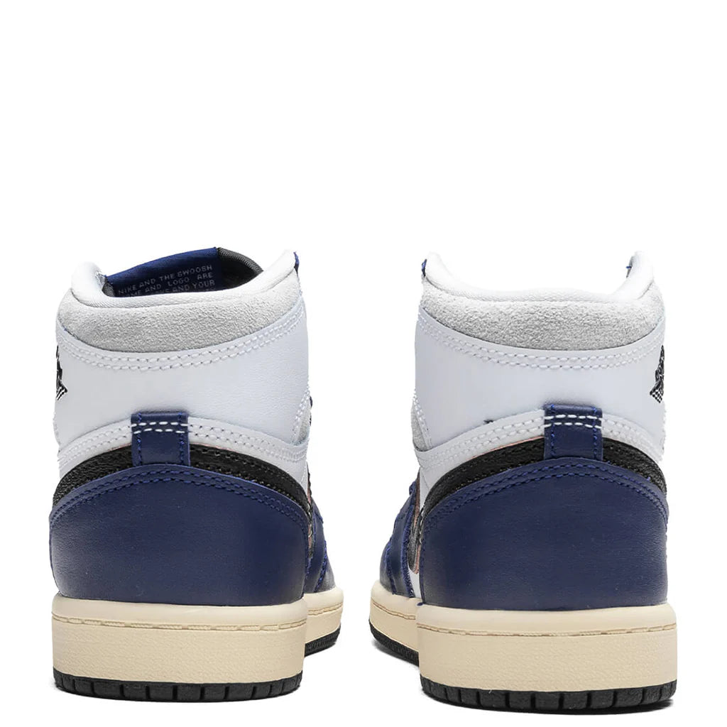 Air Jordan 1 Retro High OG Rare Air PS White Black Neutral Grey Deep Royal Blue