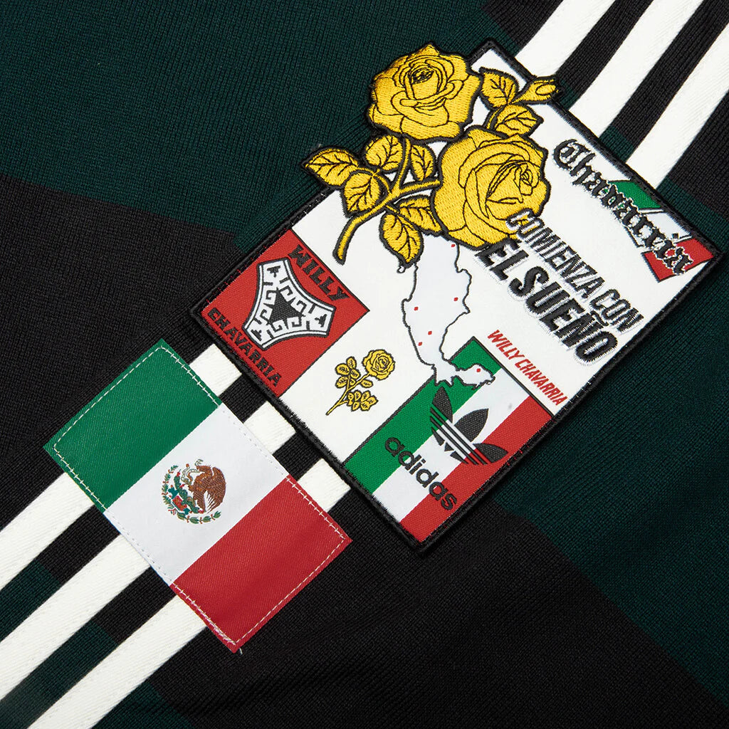 adidas Originals x Willy Chavarria Rugby Black Aurora Ivy