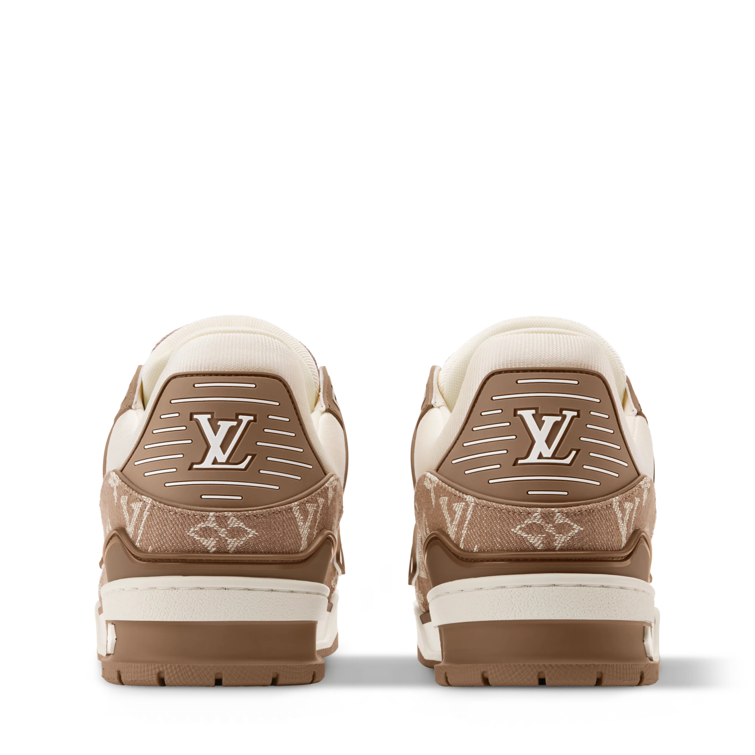 Louis Vuitton LV Trainer Sneaker Monogram Brown Denim