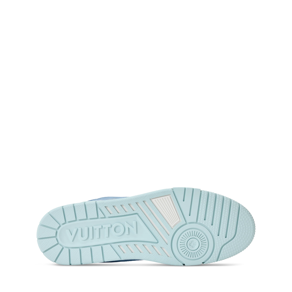 LV Trainer Sneaker Monogram printed canvas Blue