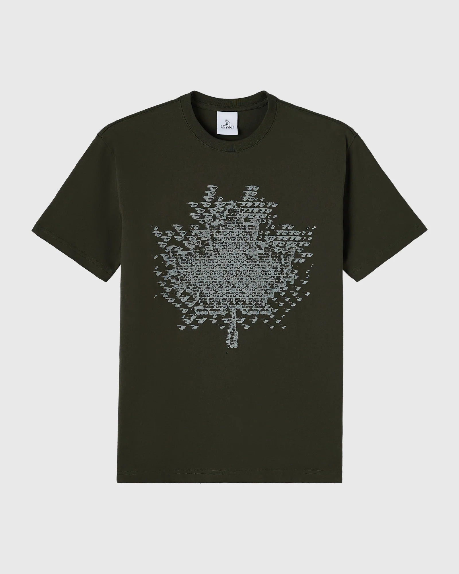 Digi Leaf Tee Black Resin