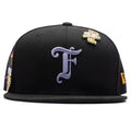 Feature x New Era Old English Scottsdale Snapback Black Purple