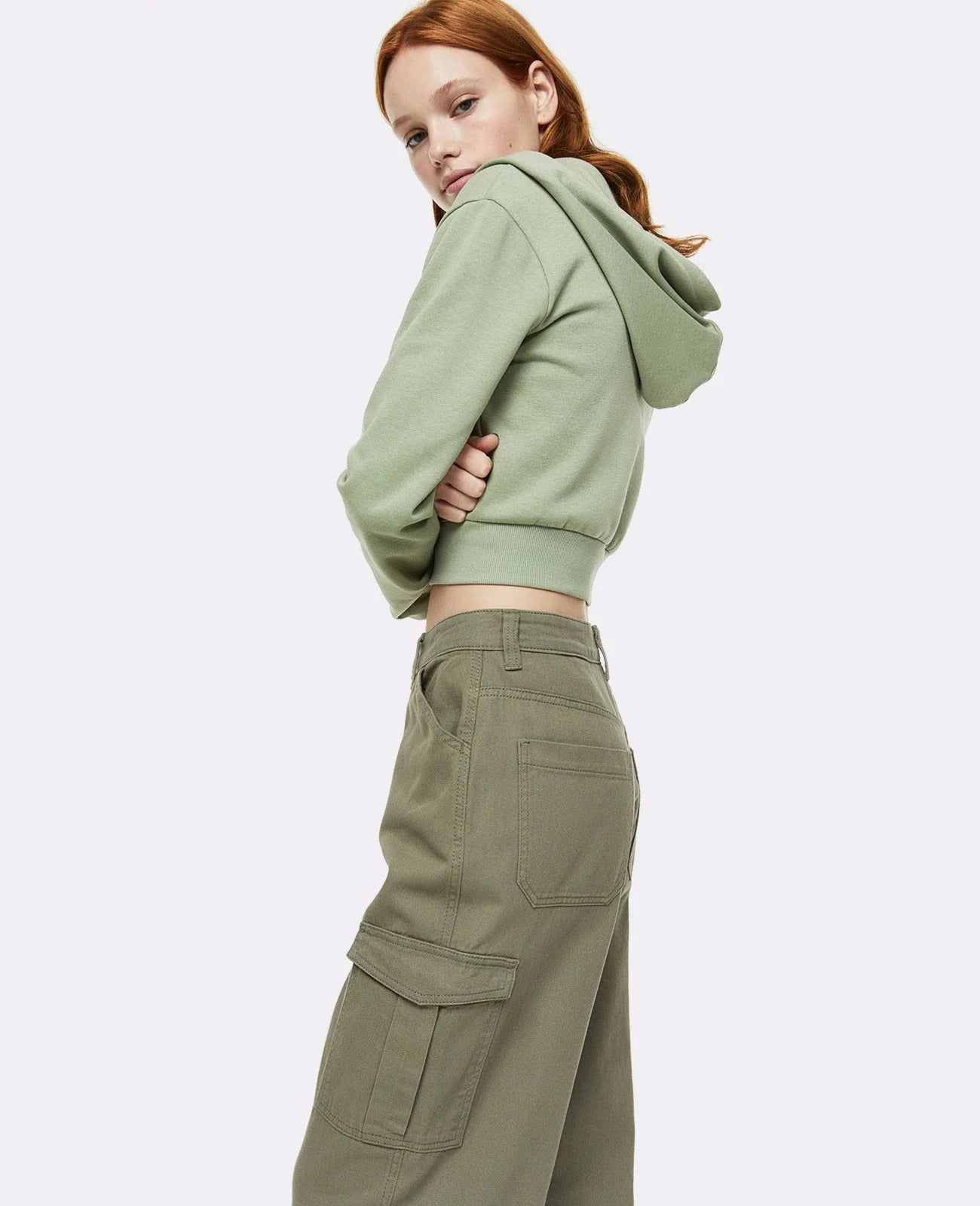 Zip through hoodie set