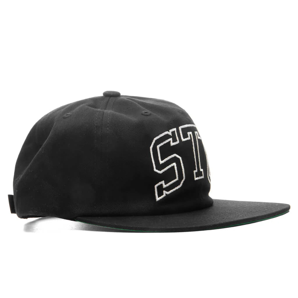 Stu Arch Strapback Cap Shadow Black