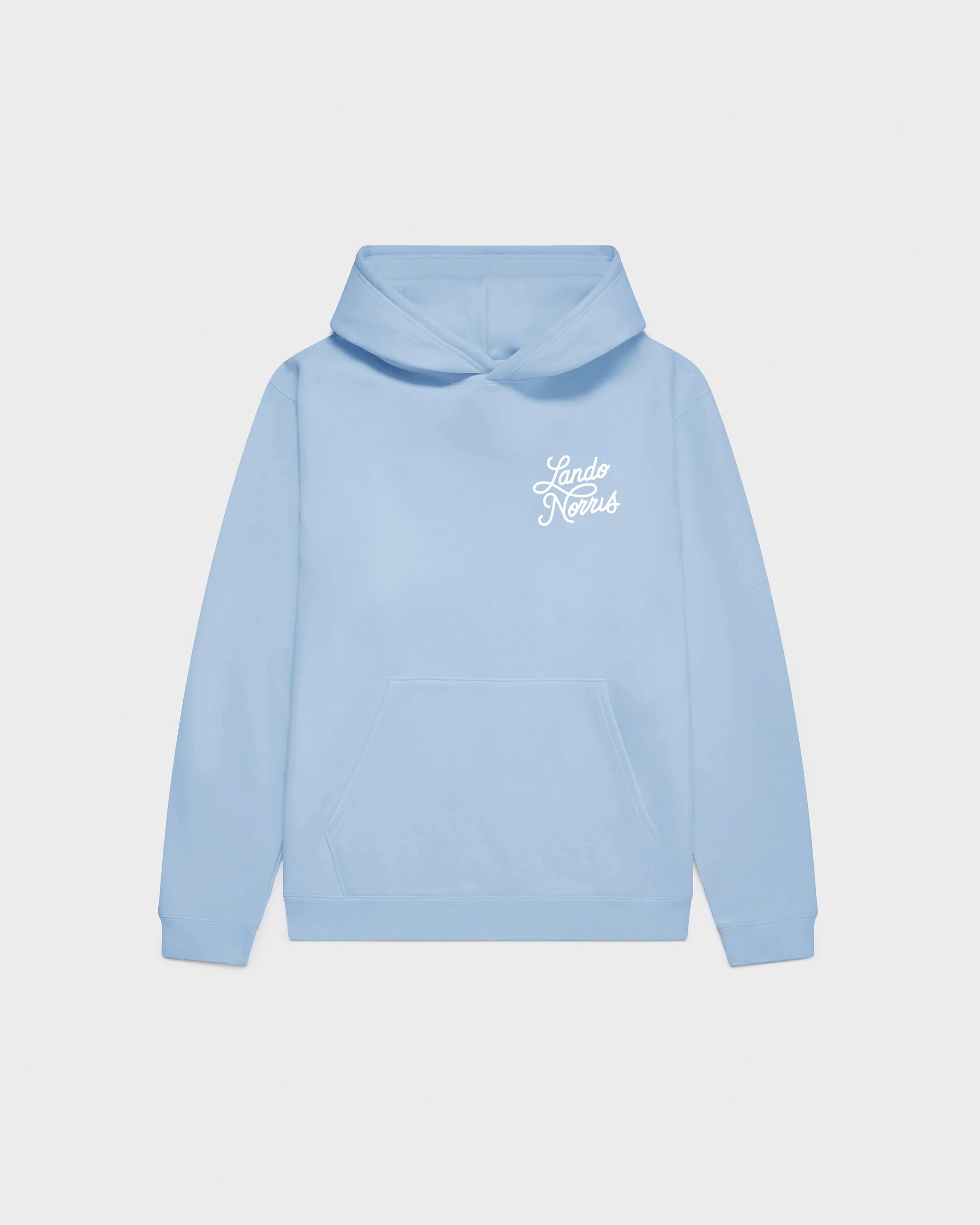 KIDS SCRIPT HOODIE BLUE