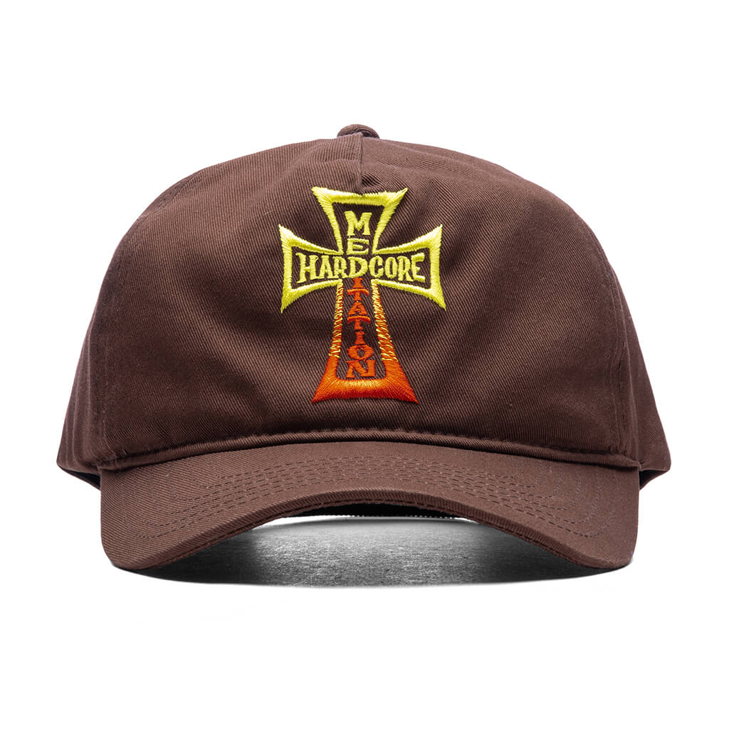 Hardcore Meditation Trucker Cap Brown