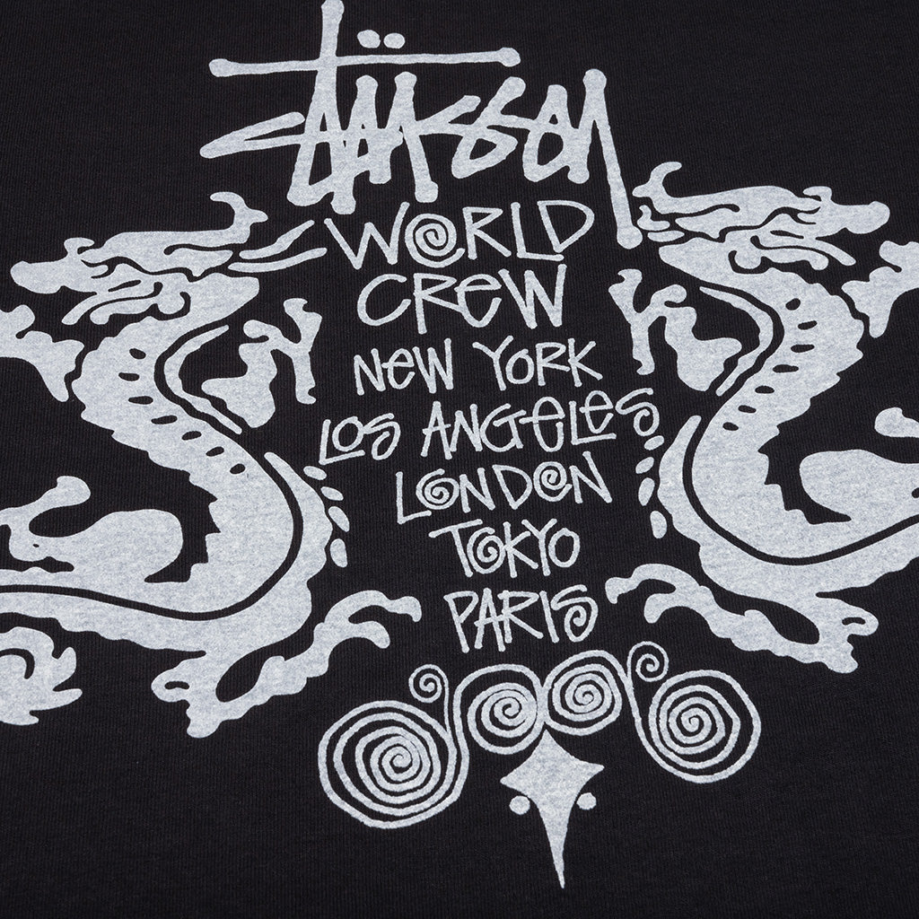 Double Dragon Pigment Dyed Tee Black