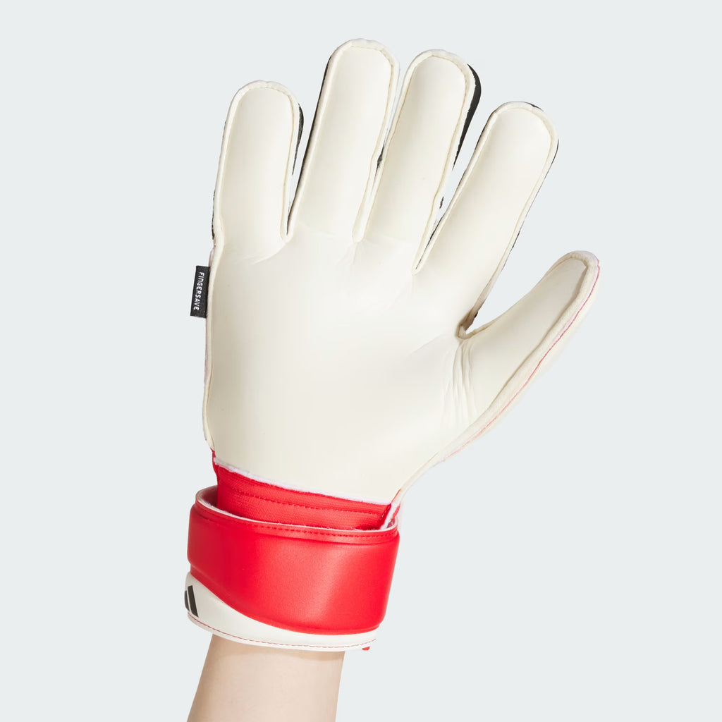 adidas Predator Match Finger save Goalkeeper Gloves Red Black