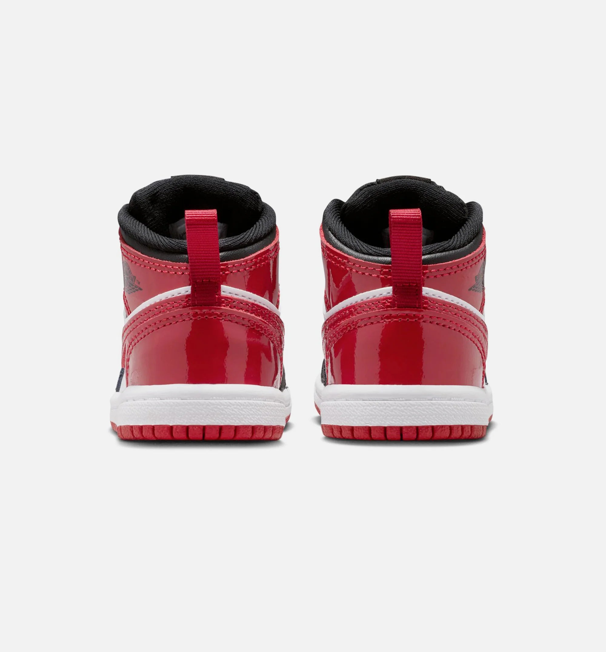 Air Jordan 1 Mid SE Infant Toddler Lifestyle Shoe Black Red