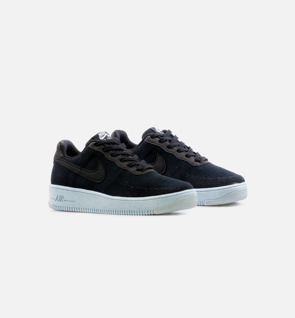 Air Force 1 Crater Flyknit Grade School Lifestyle Shoe Black Blue