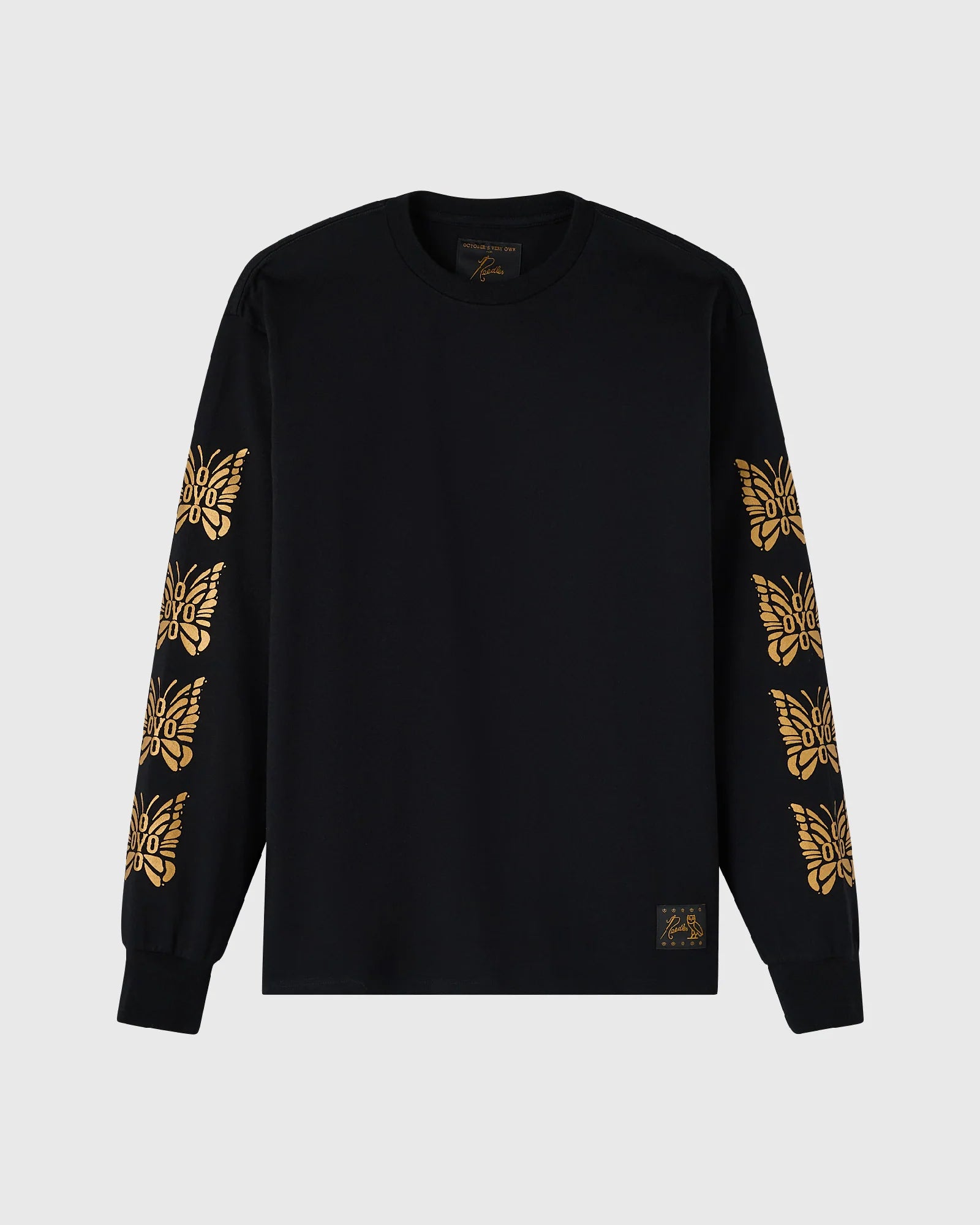 NEEDLES Papillon Long Sleeve Tee Black