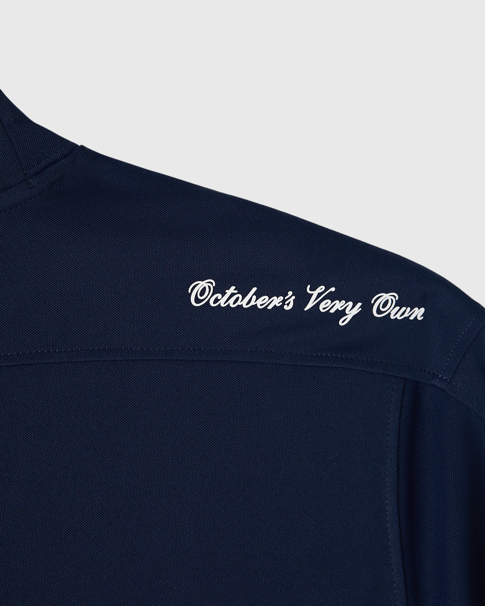 OVO Golf Mockneck Tee Deep Denim