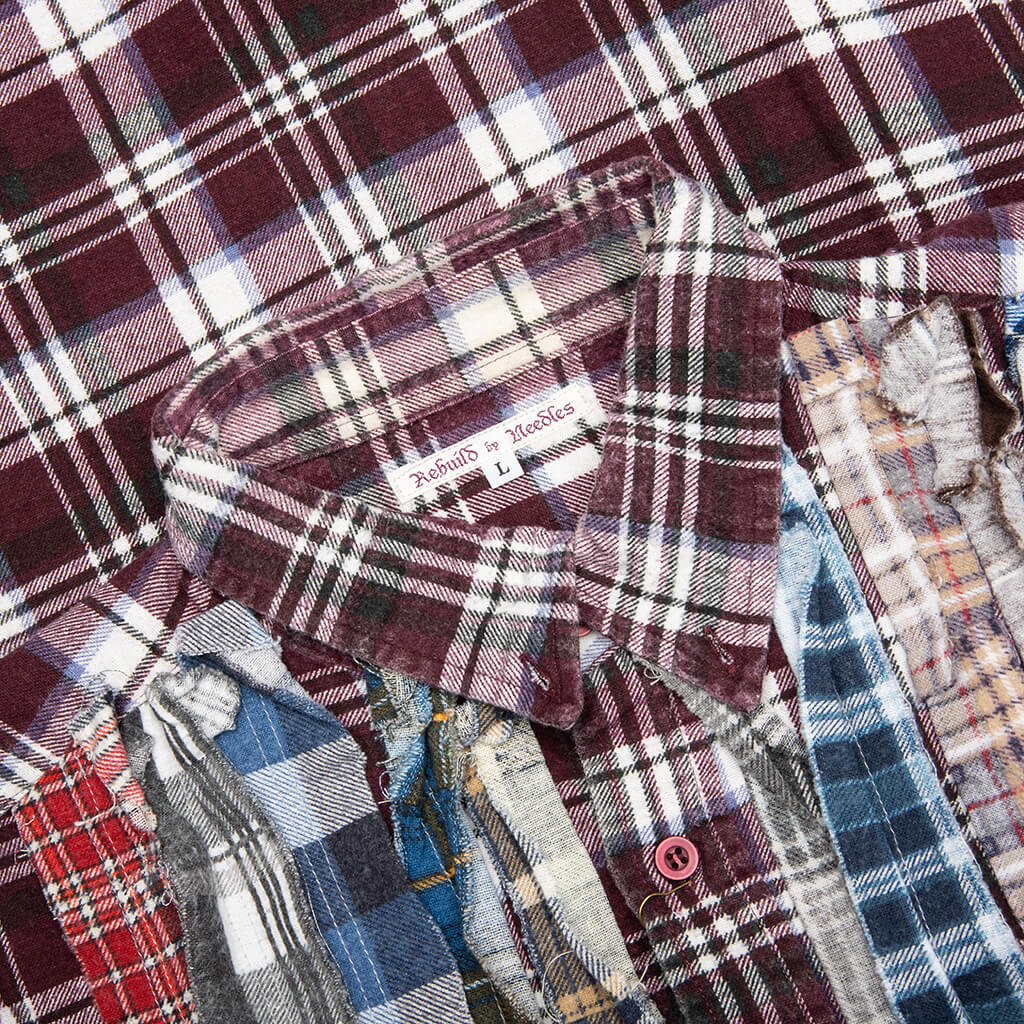 Ribbon Flannel Shirt Assorted