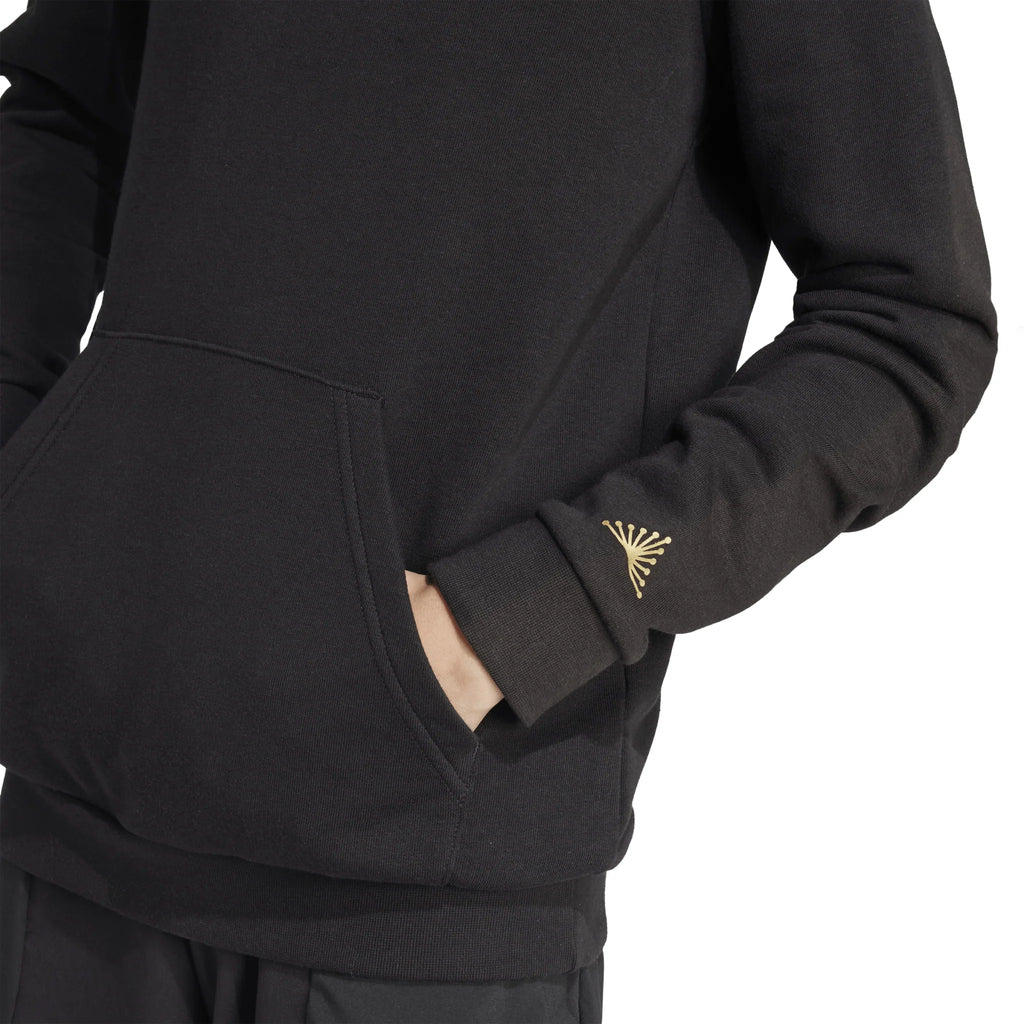 adidas Mexico Gold DNA Hoodie Kids Black Gold