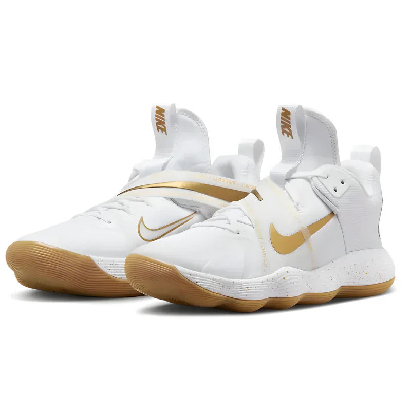 Tênis Nike React HyperSet 1 Vôlei Dourado