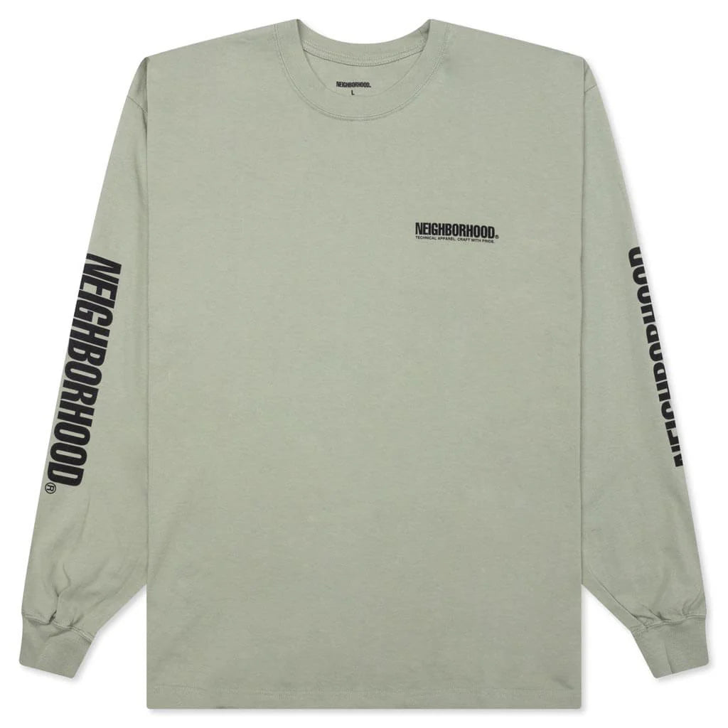 NH L S Tee 1 Sage Green