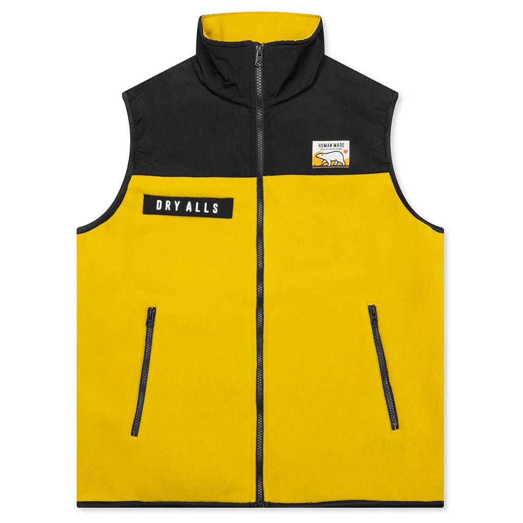 Fleece Vest Yellow