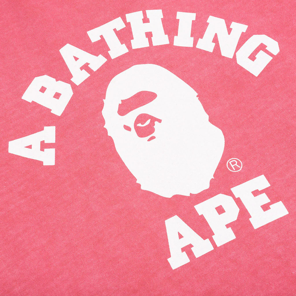 Overdye College L S Tee Pink