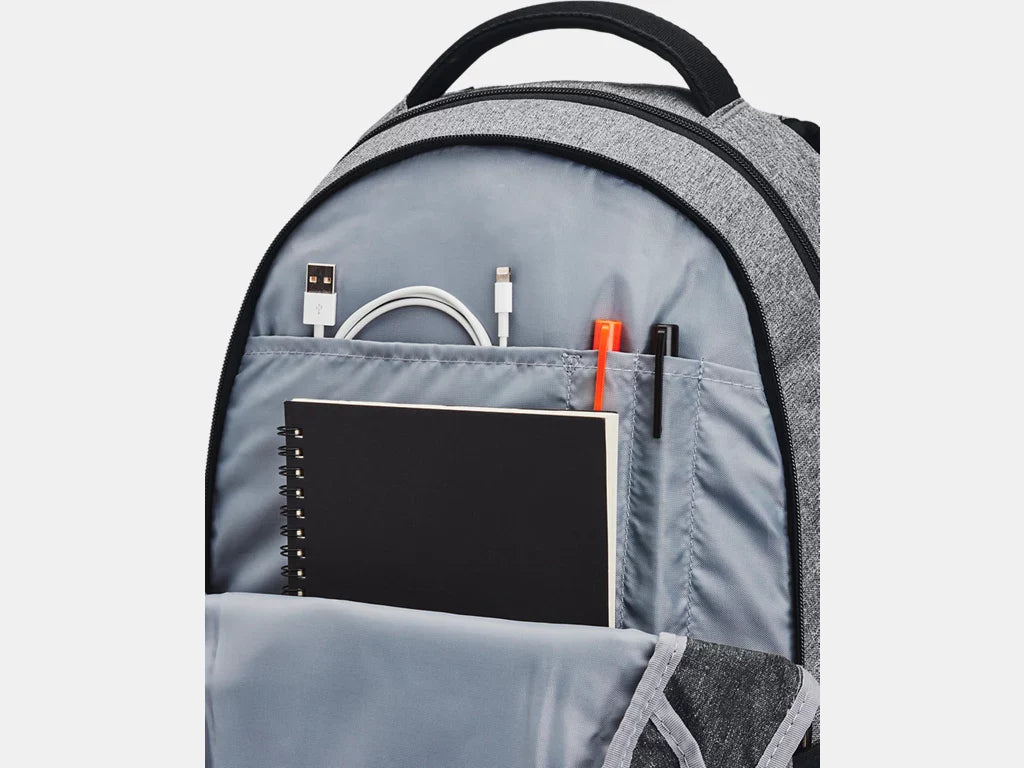 Under Armour Hustle 50 Backpack Gray Bl