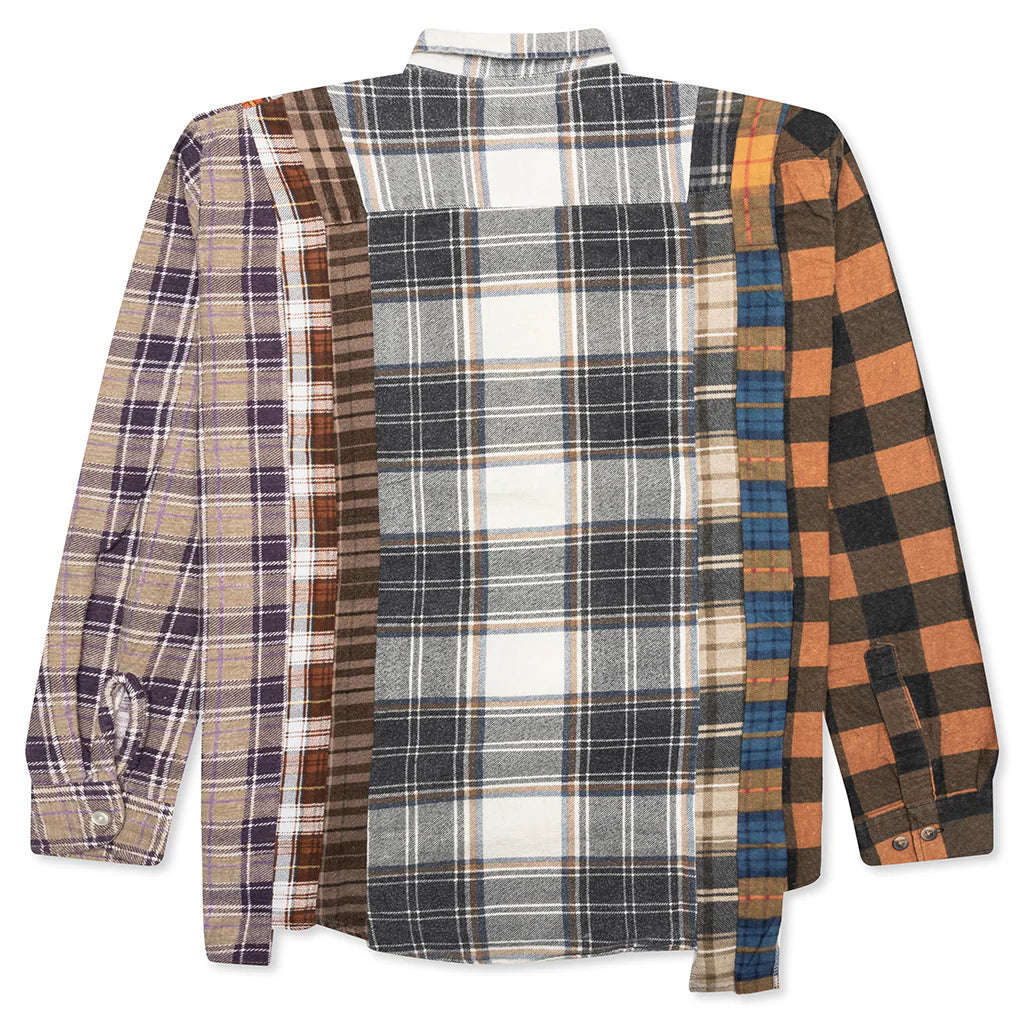 7 Cuts Flannel Shirt Assorted