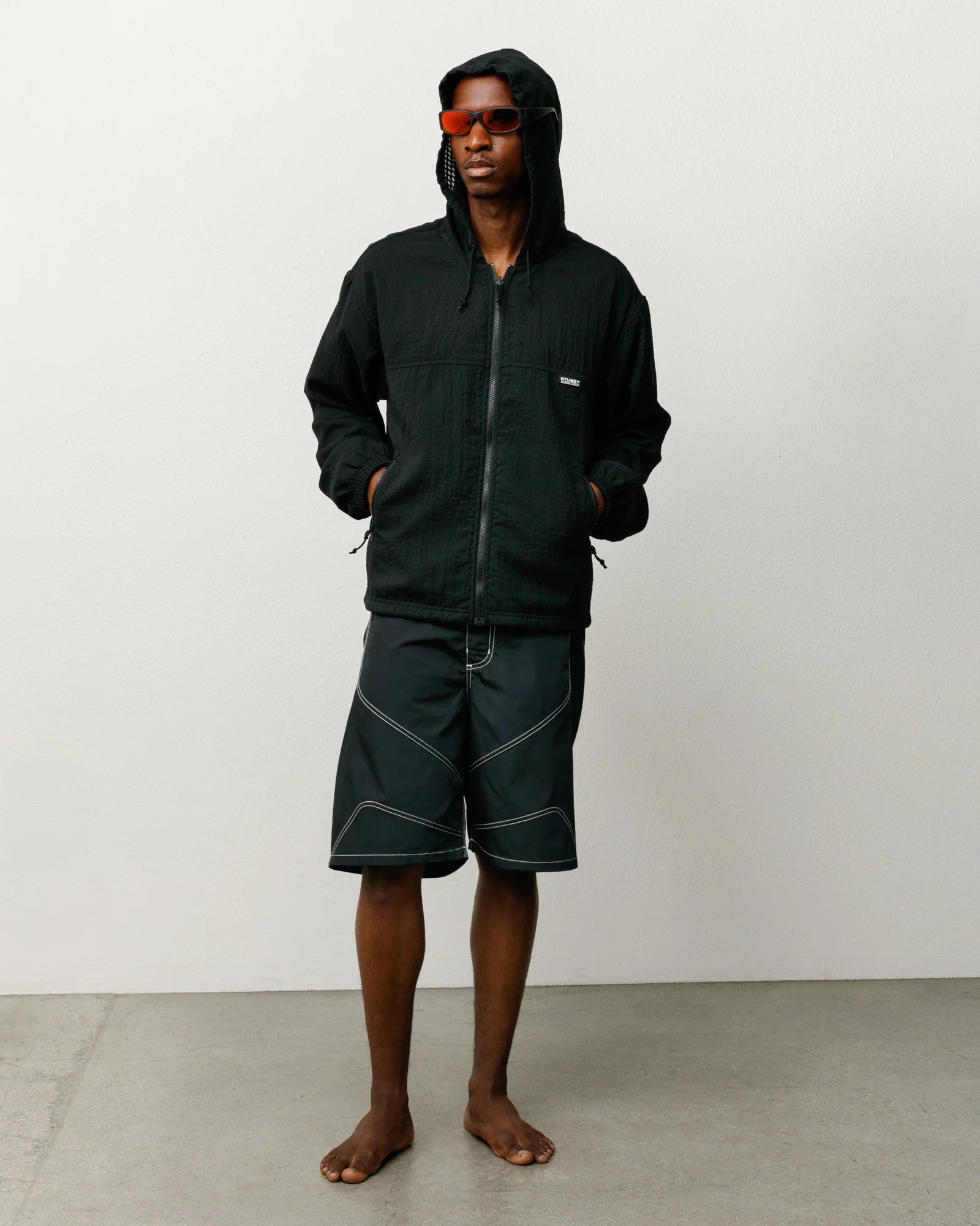 LAYERED MESH REVERSIBLE JACKET