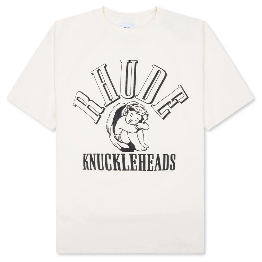 Knuckleheads Tee Vintage White Black