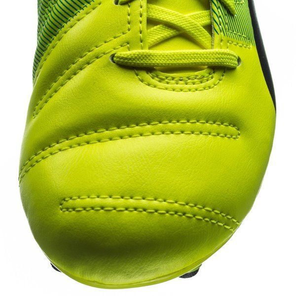 PUMA Evopower 43 FG J Firm Ground Youth Soccer Cleats Safety Yellow Black