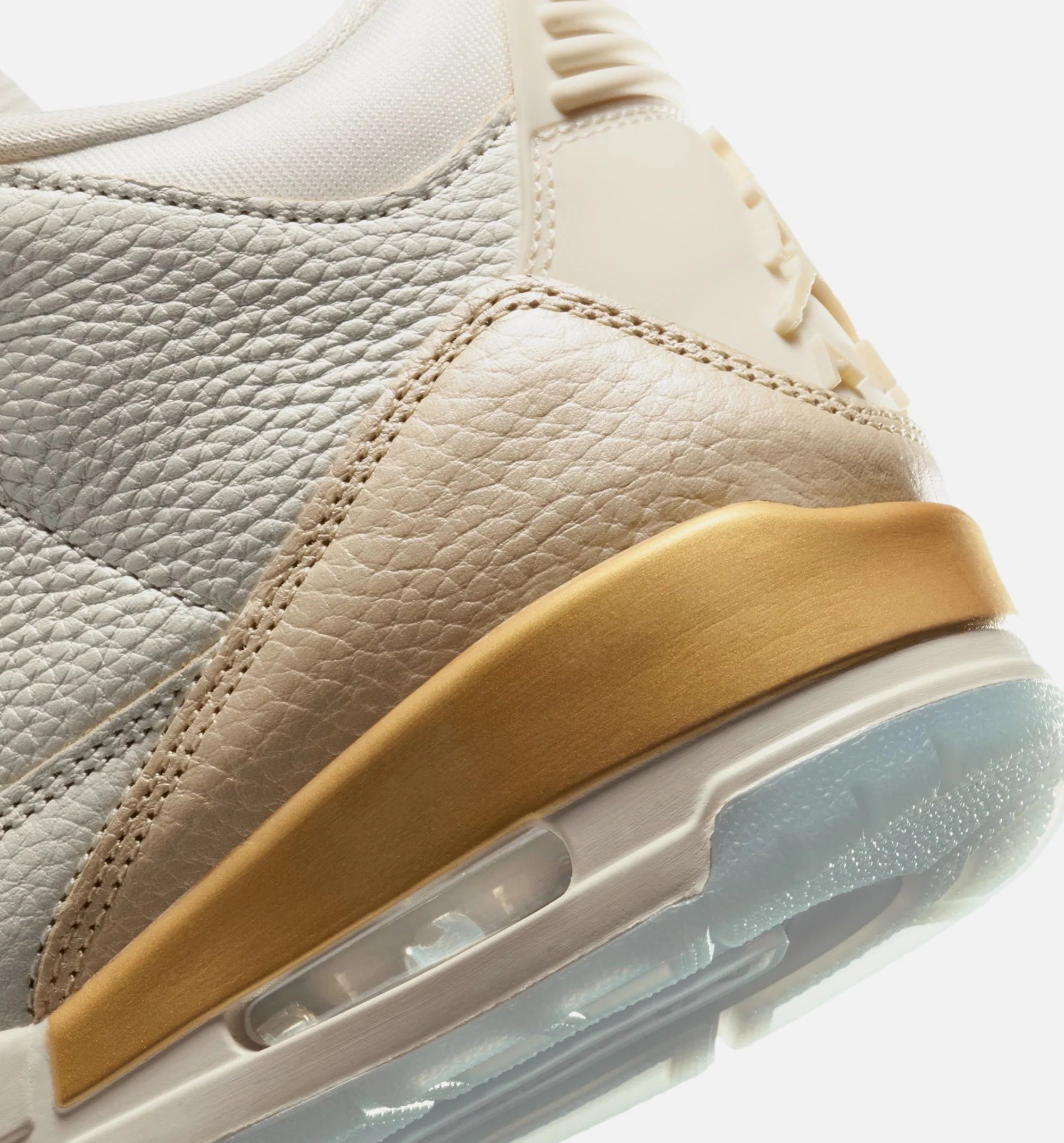 Air Jordan 3 Retro Sail and Pale Ivory Womens Lifestyle Shoe Sail Team Gold Pale Ivory Metallic Gold Ice