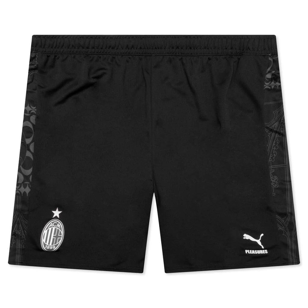 Puma AC Milan x Pleasures Shorts Replica Black Asphalt