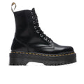 Womens Jadon Smooth Leather Platform Boots Black