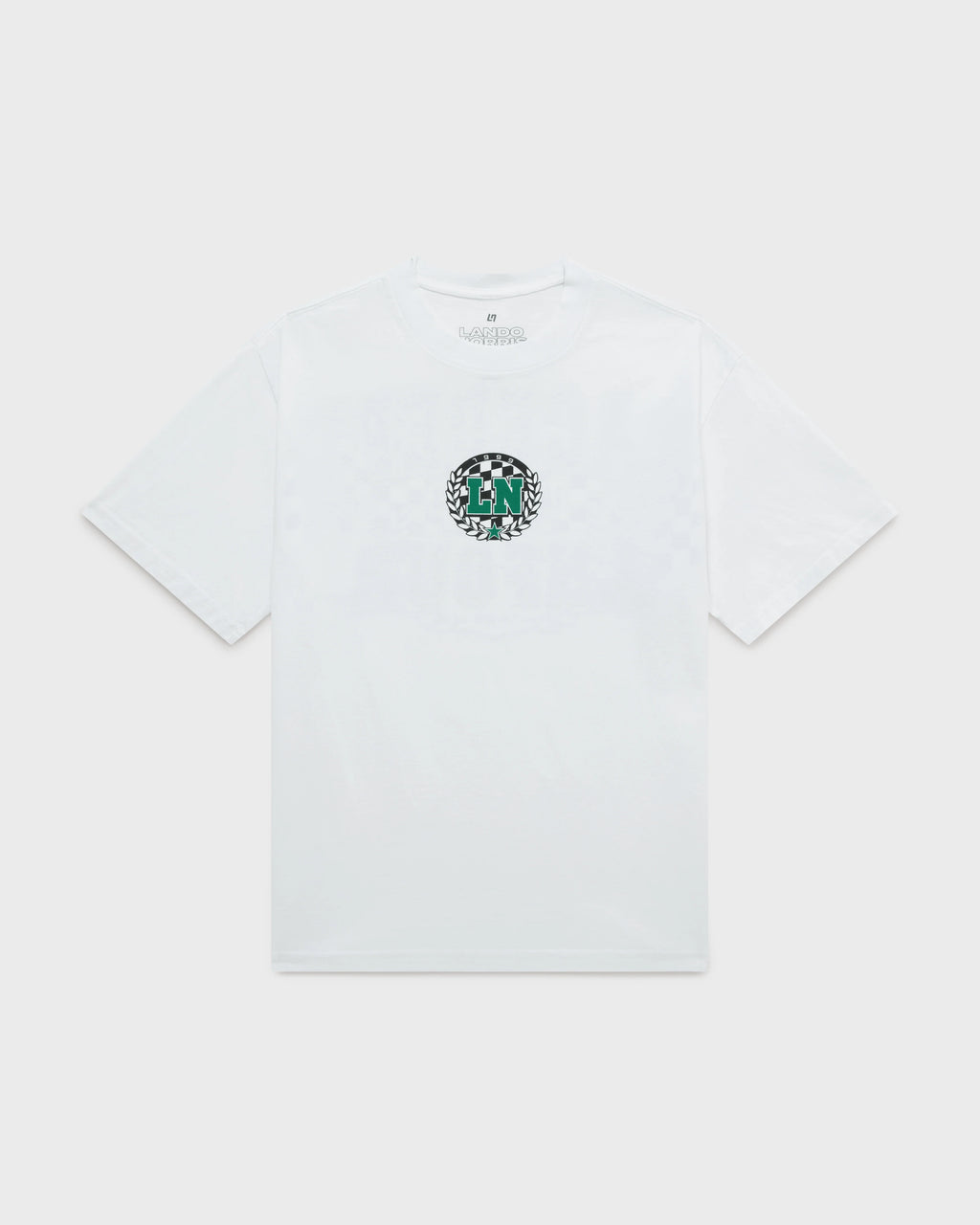 RACE DEPT FLAG TEE WHITE
