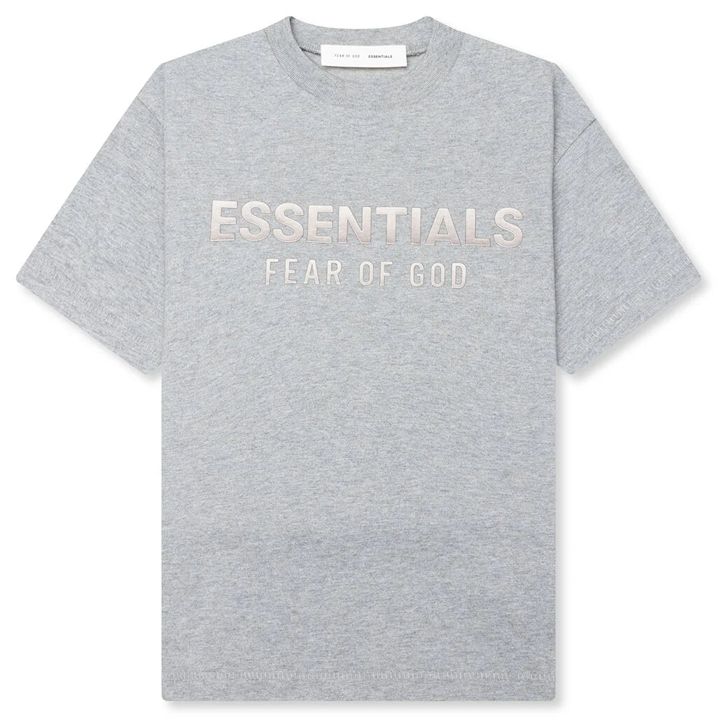 Kids Classic Crew Neck T Shirt Concrete Heather