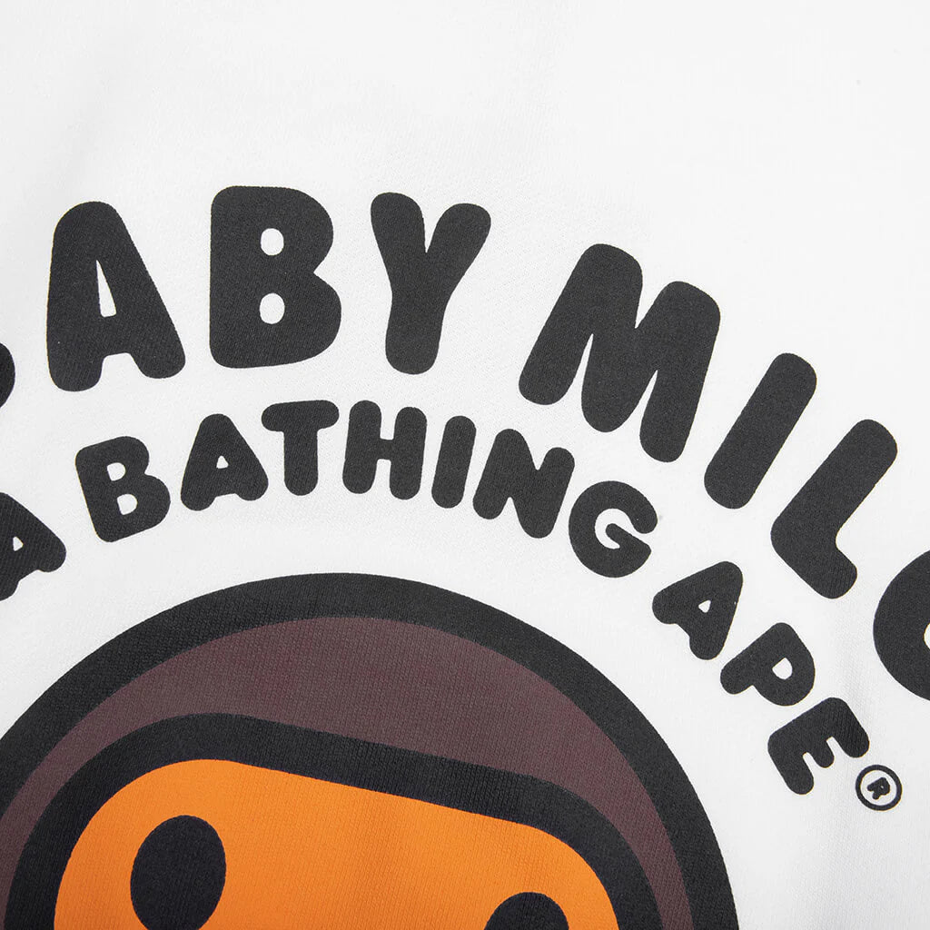 Kids Baby Milo Relaxed Fit Crewneck Sweatshirt White