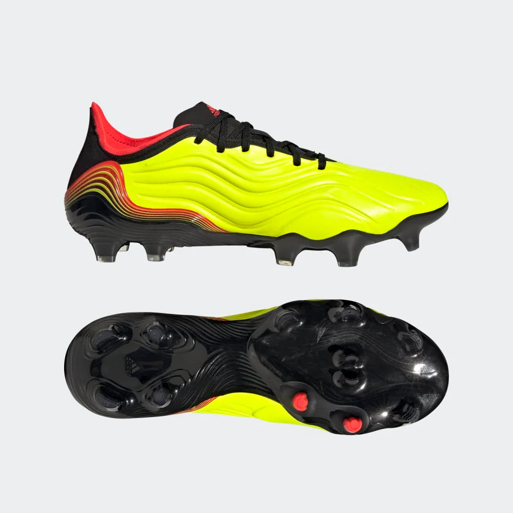 adidas Copa Sense 1 FG Firm Ground Soccer Cleats Yellow Red Black