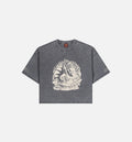 Keep The Faith Thermal Mens Short Sleeve Shirt Grey Beige